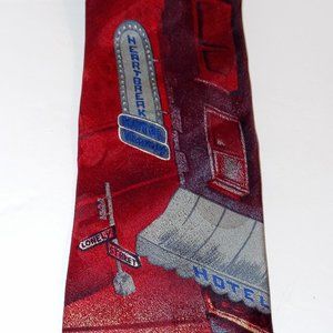 The Elvis Collection Heartbreak Hotel Silk Tie